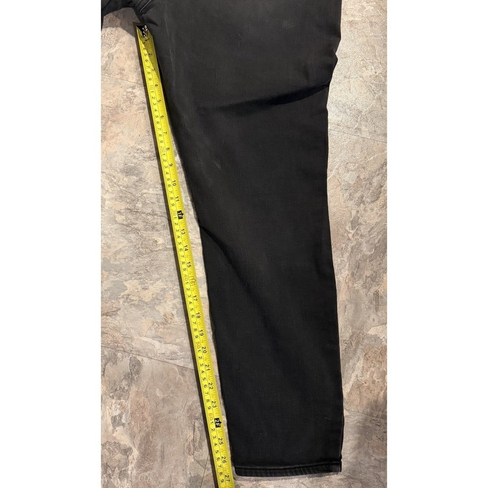 Old Navy Womens Rockstar Super Skinny High Rise Built In Warm Black Size 16 Jean - Picture 6 of 7